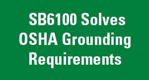 Industrial Shock-Block™ SB6100 Solves OSHA Grounding Requirements