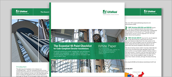 White Paper: The Essential 18-Point Checklist for Code-Compliant Elevator Installations