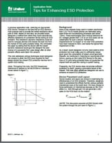 Enhancing ESD Protection Application Note