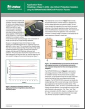 Class H xDSL Line Driver Protection
